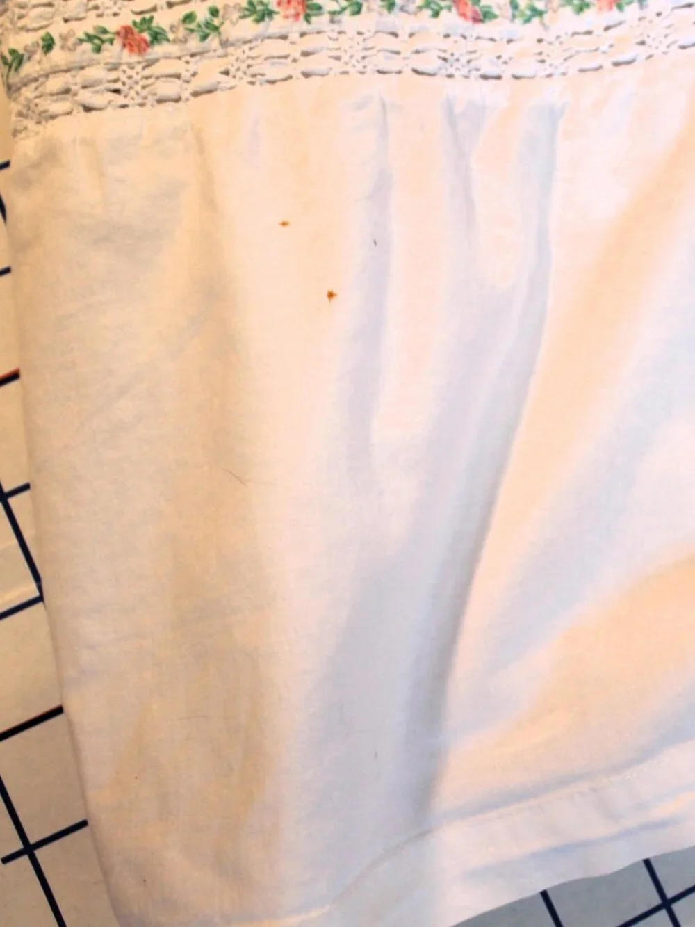 Erika Taylor Country Cottons White Maxi Nightgown Small